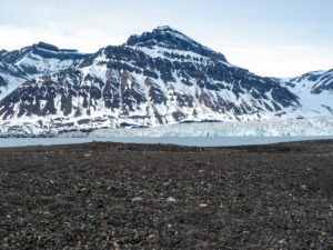 Les limites maritimes du glacier